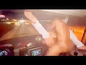 He's driving while we fucking