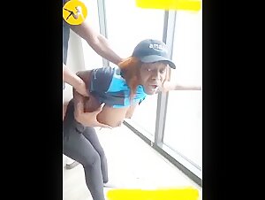 Amazon delivery girl