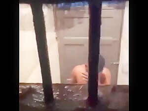 Bubble-Butt Woman Fucks In Nightclub Restroom